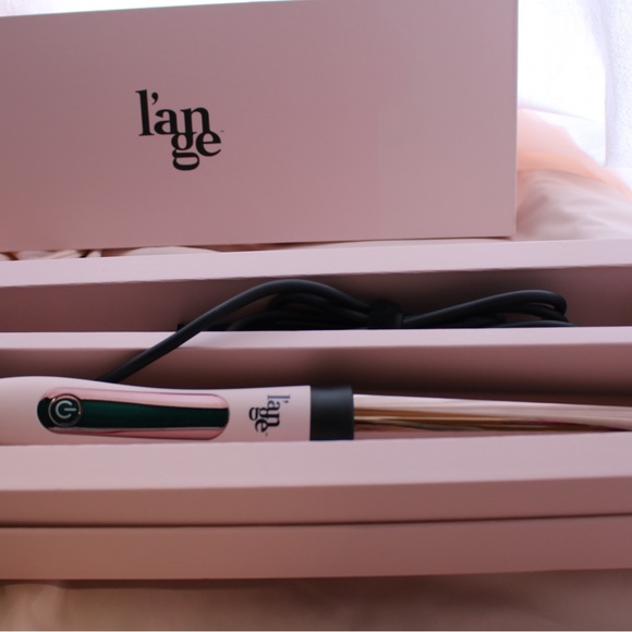 NIB L’ANGE Le Curl Titanium Curling Wand Rose Gold New In Box - Picture 8 of 9